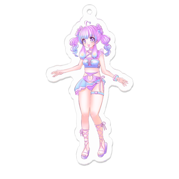アクリルキーホルダー - 70 x 70 (mm)