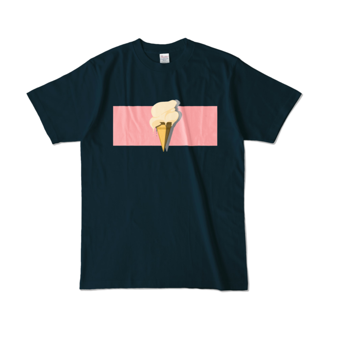カラーTシャツ - L - ネイビー (濃色)