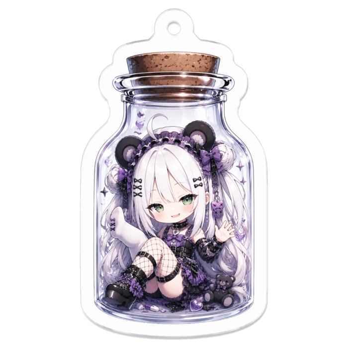 アクリルキーホルダー - 50 x 50 (mm)