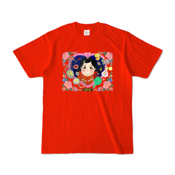 カラーTシャツ - S - レッド (濃色)