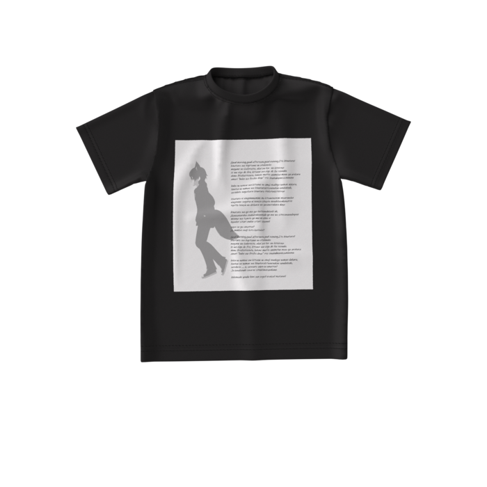 ビッグシルエットTシャツ - S - ブラック