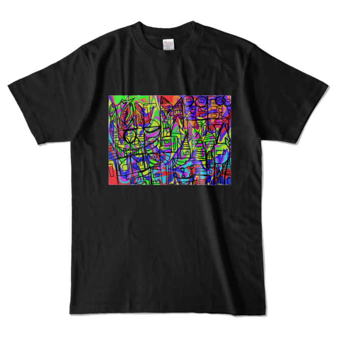 カラーTシャツ - L - ブラック (濃色)