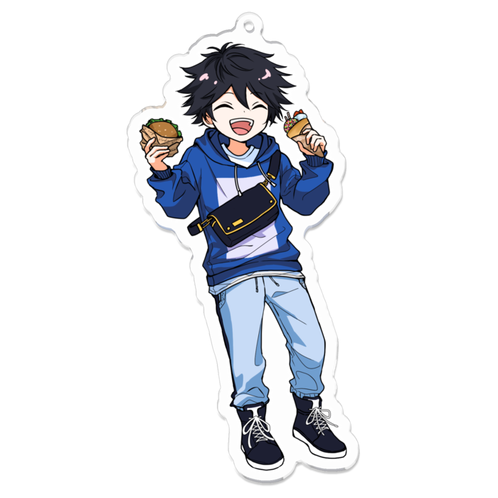 アクリルキーホルダー - 100 x 100 (mm)