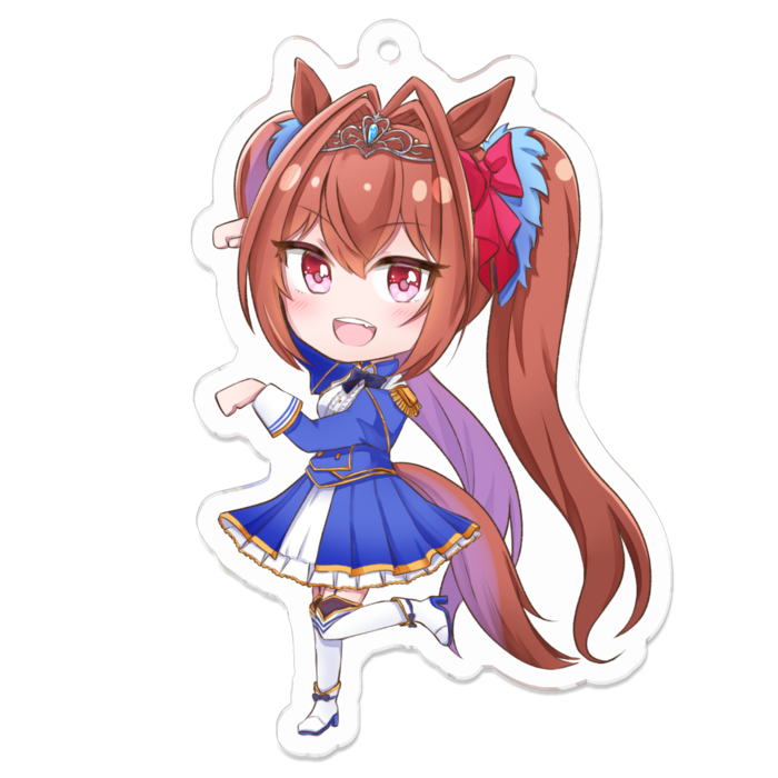 ウマ娘 ダイワスカーレット 一着のポーズアクリルキーホルダー すきあつめ Booth