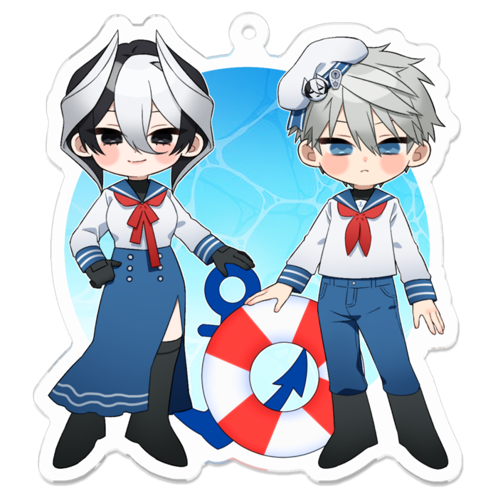 アクリルキーホルダー - 70 x 70 (mm)