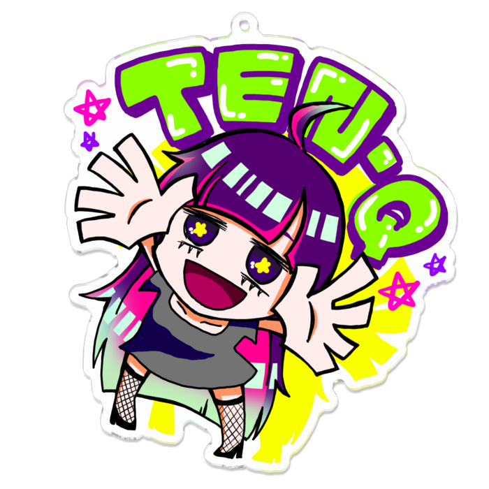 アクリルキーホルダー - 100 x 100 (mm)