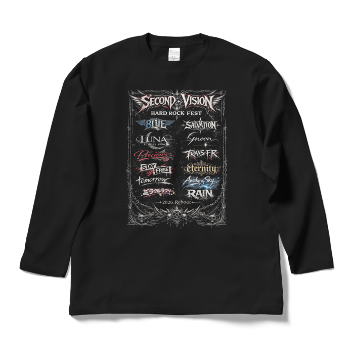 ロングスリーブTシャツ - L - ブラック