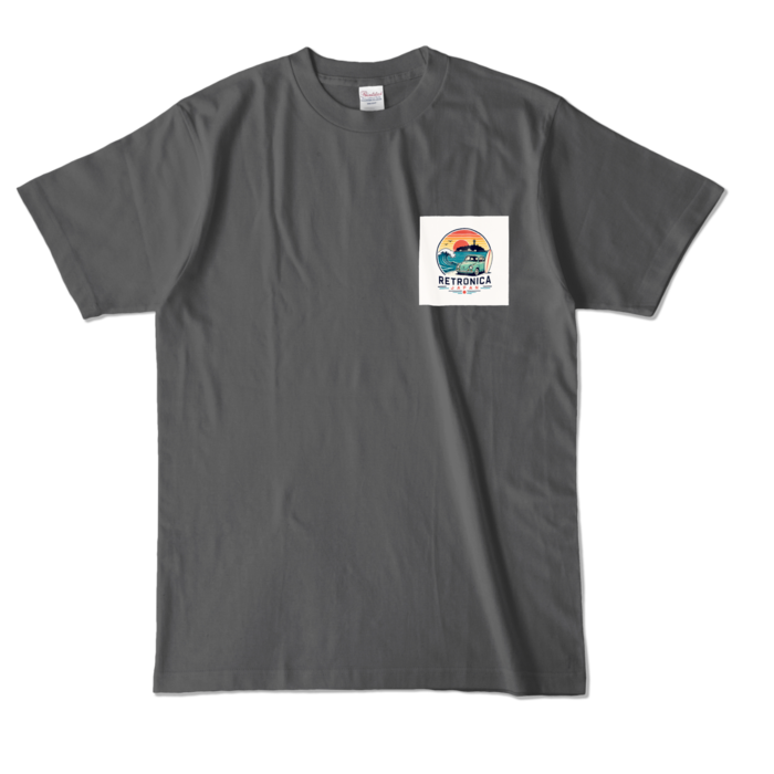 カラーTシャツ - L - チャコール (濃色)