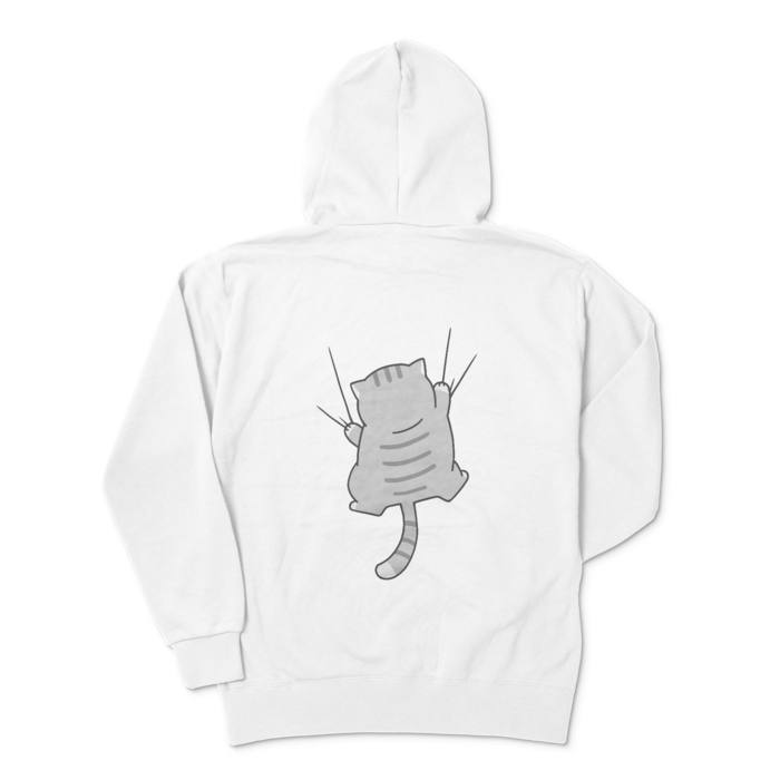 ジップパーカー - XL - ホワイト