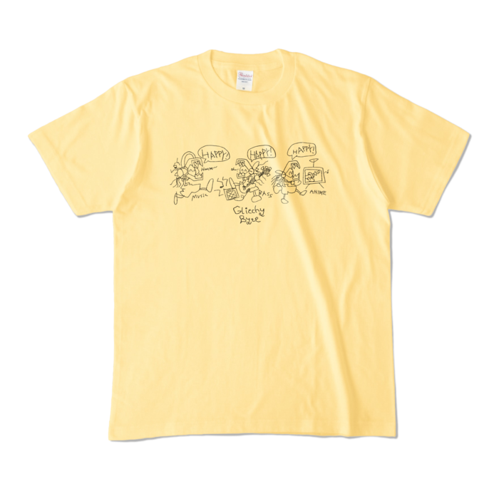 Glitchy Byte -4gboys- M - Yellow