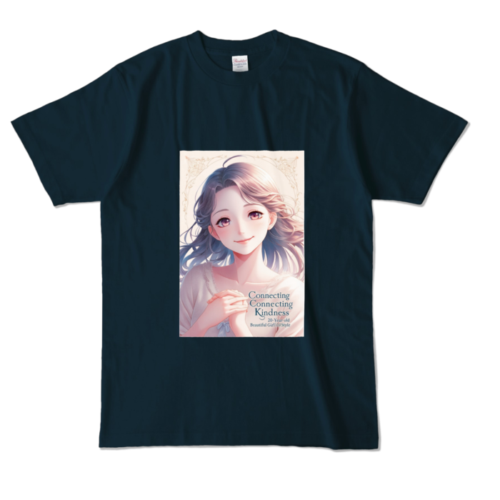 カラーTシャツ - L - ネイビー (濃色)