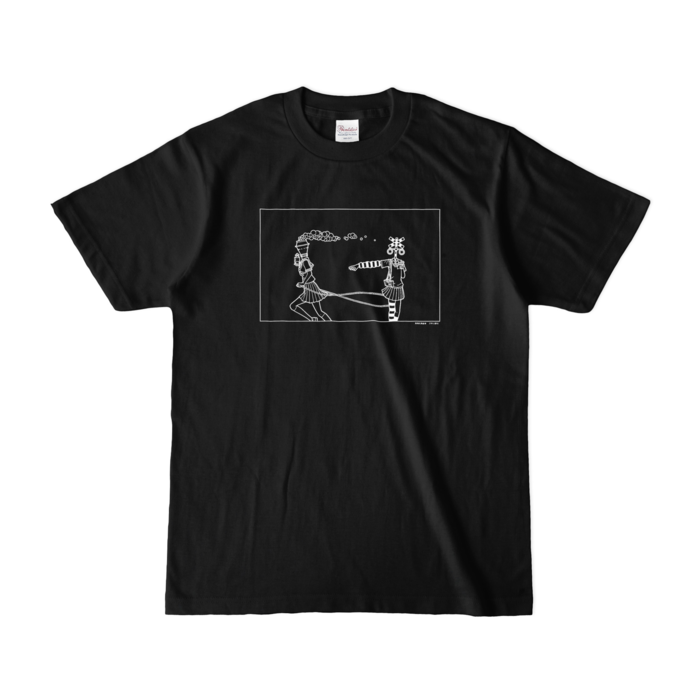 カラーTシャツ(濃色) - S - ブラック