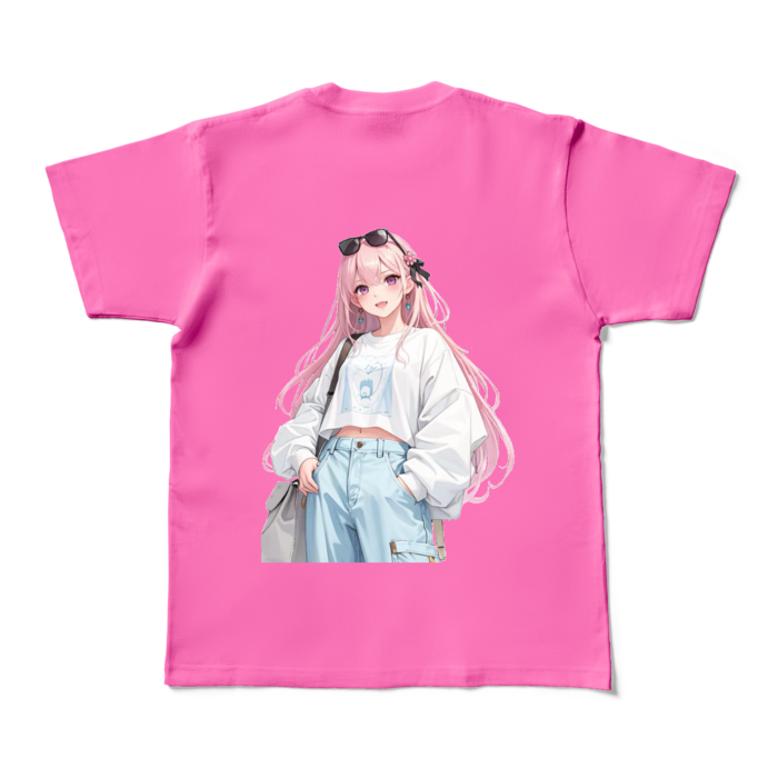 カラーTシャツ - M - ピンク (濃色)