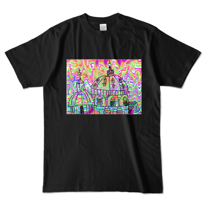 カラーTシャツ - L - ブラック (濃色)