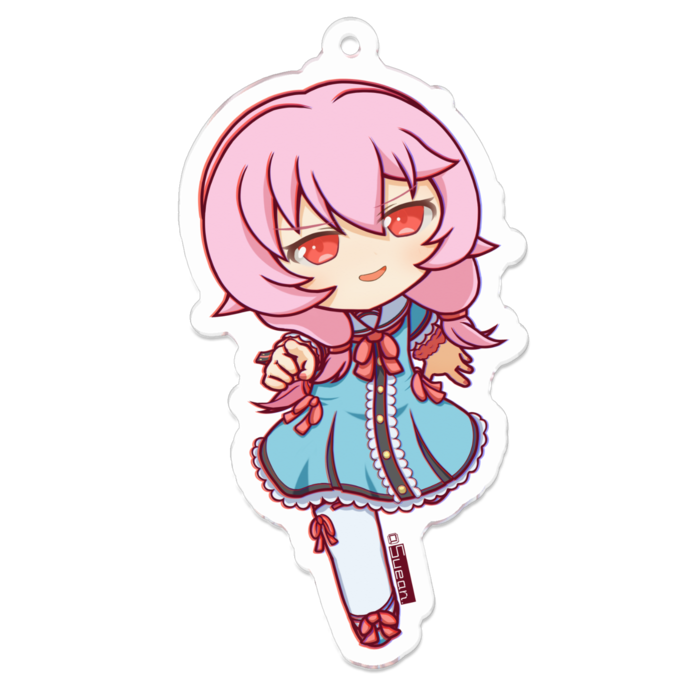 アクキーちょいでか - 70 x 70 (mm)