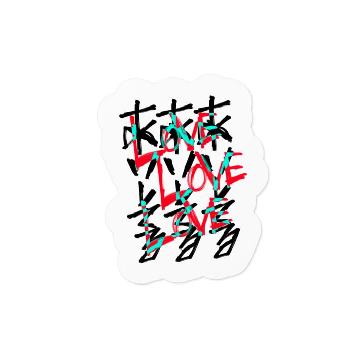 ステッカー - 100 x 100 (mm)