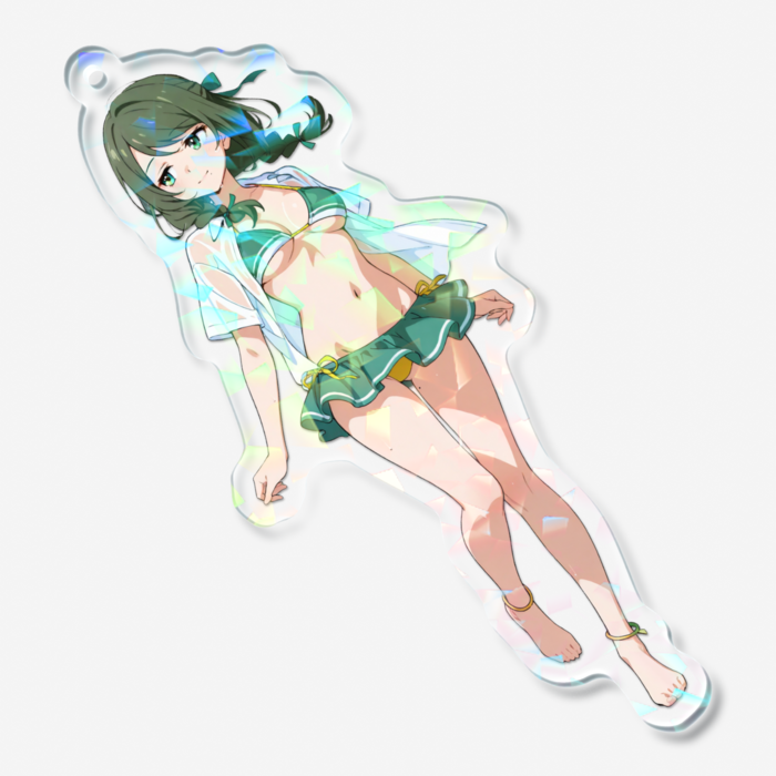 ホログラムアクリルキーホルダー - 70 × 70mm