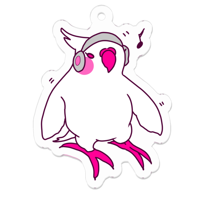 アクリルキーホルダー - 50 x 50 (mm)