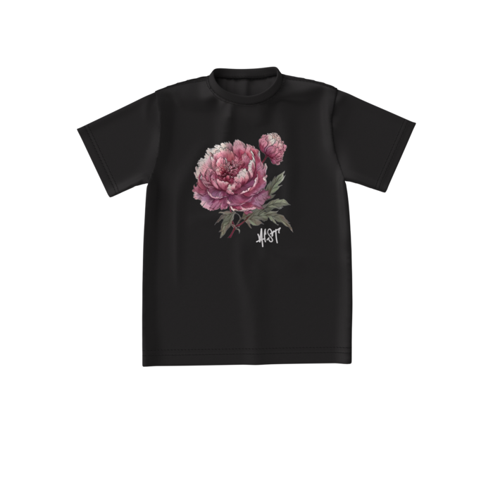 ビッグシルエットTシャツ（black） - S - 正面
