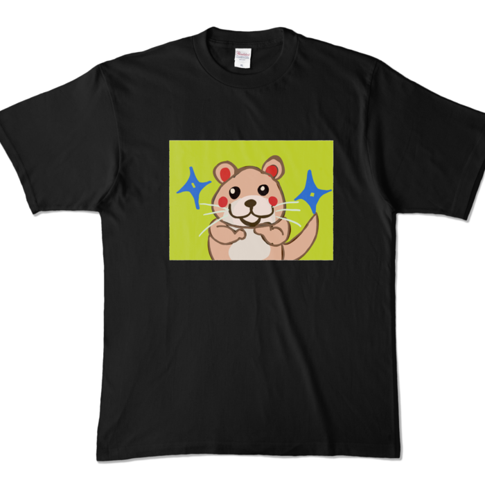 カラーTシャツ - XL - ブラック (濃色)