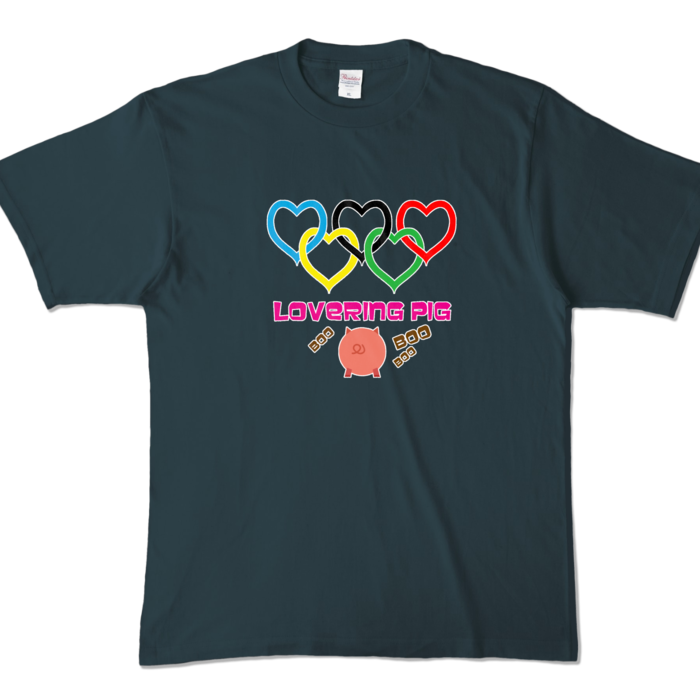 カラーTシャツ - XL - デニム (濃色)