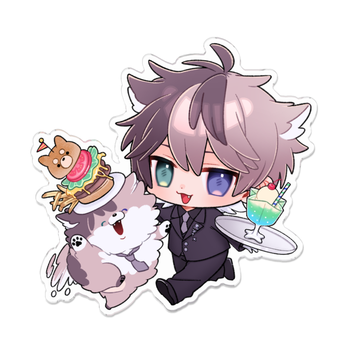 アクリルバッジ - 100 x 100 (mm)