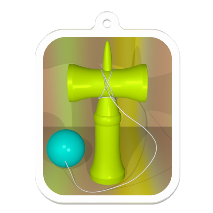 アクリルキーホルダー - 50 x 50 (mm)