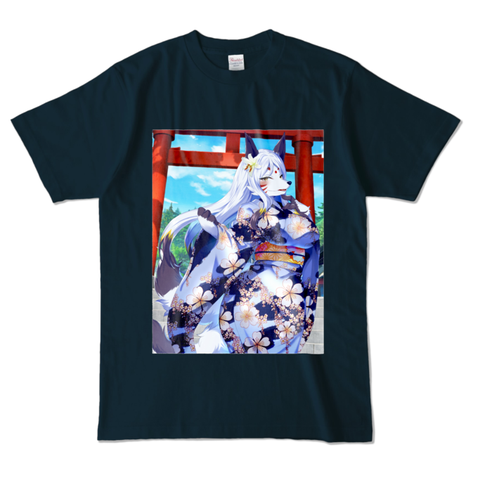 カラーTシャツ - L - ネイビー (濃色)