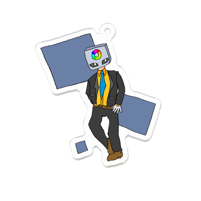 アクリルキーホルダー - 70 x 70 (mm)