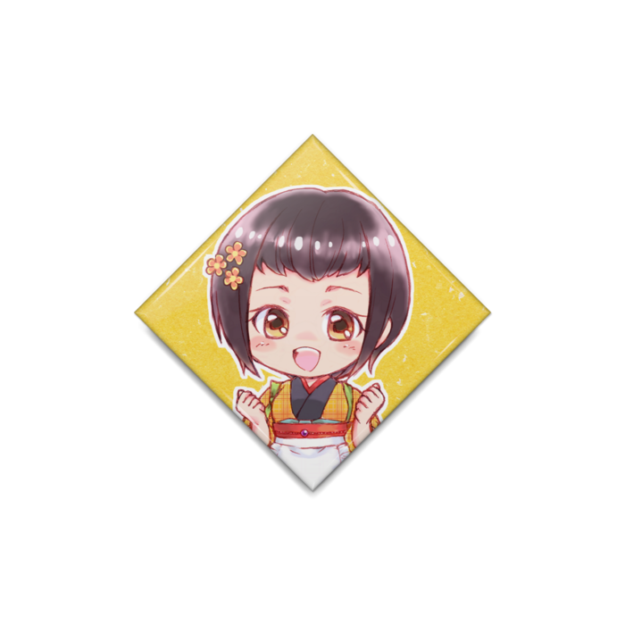 缶バッジ - ひし形40mm