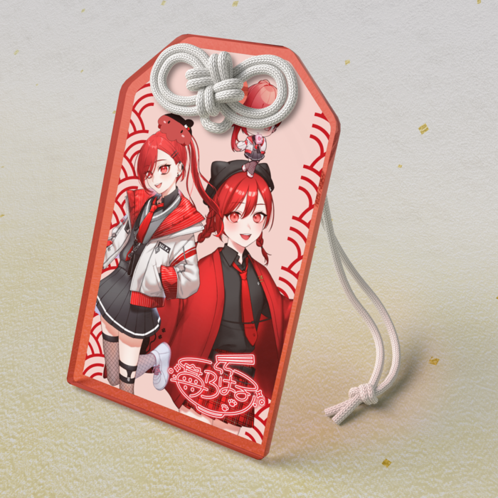 アクリルお守り - 50 × 80mm