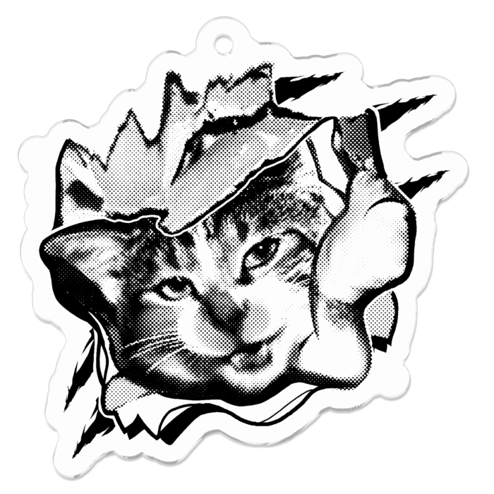 アクリルキーホルダー - 50 x 50 (mm)