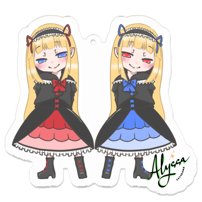 アクリルキーホルダー - 70 x 70 (mm)