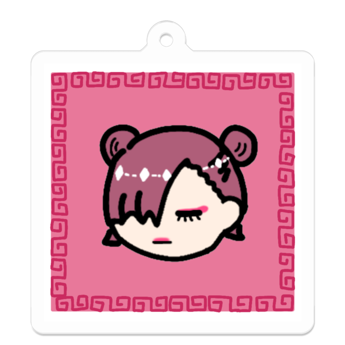 アクリルキーホルダー - 50 x 50 (mm)