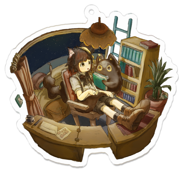 アクリルキーホルダー - 70 x 70 (mm)