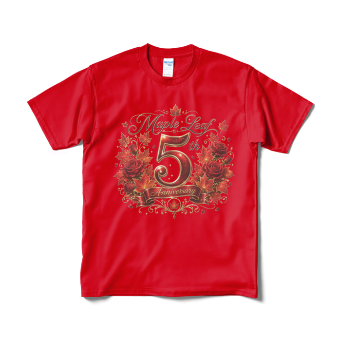 Tシャツ（短納期） - M - レッド 前