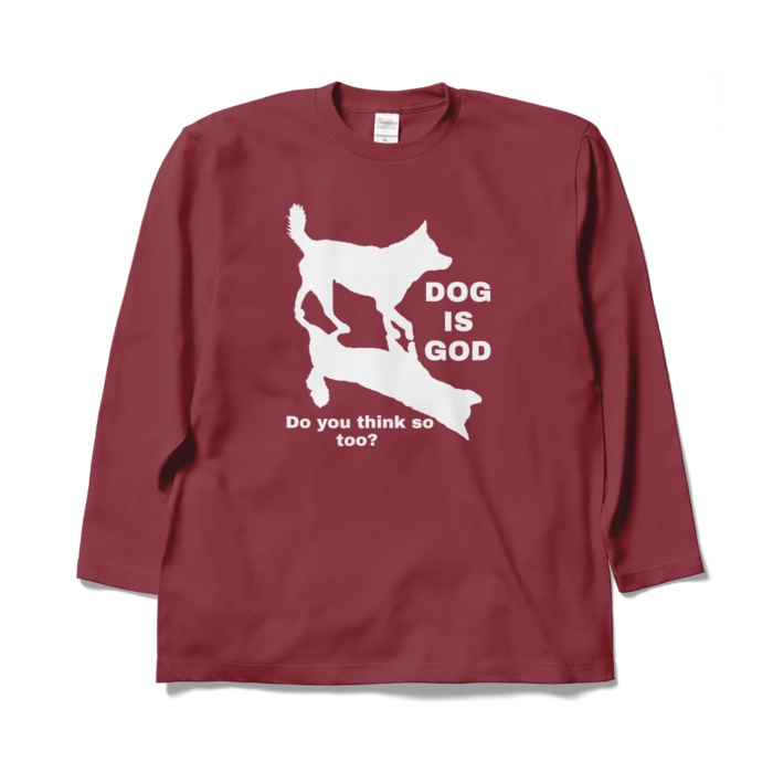 ロングスリーブTシャツ - XL - バーガンディ