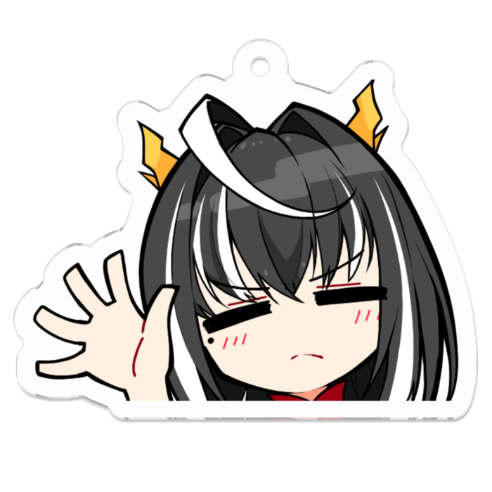 アクリルキーホルダー（コーティング） - 50 x 50 (mm)1