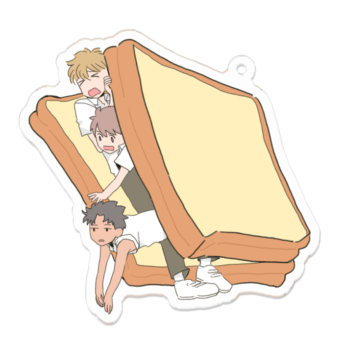 アクリルキーホルダー - 70 x 70 (mm)