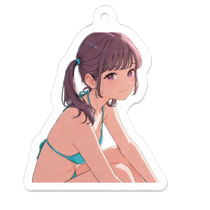 アクリルキーホルダー - 50 x 50 (mm)