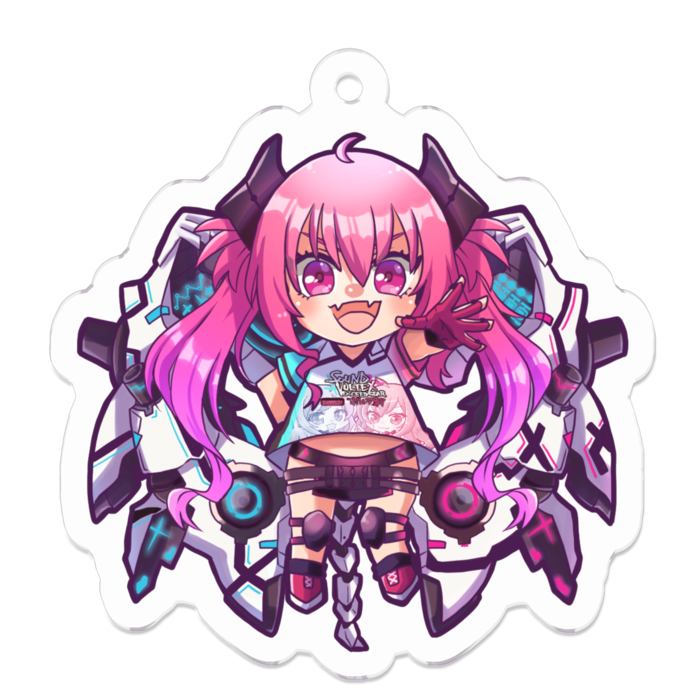 アクリルキーホルダー - 50 x 50 (mm)