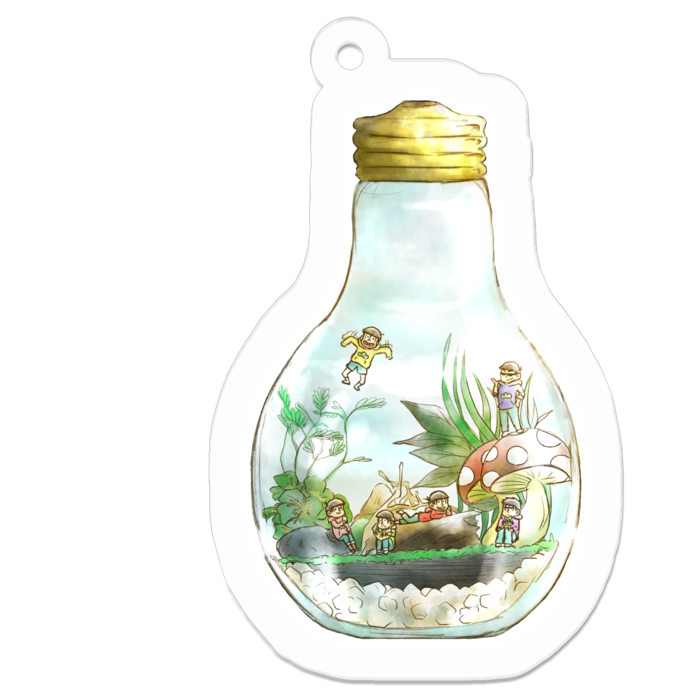 アクリルキーホルダー - 50 x 50 (mm)