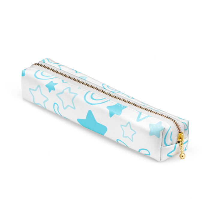 ペンケース - 20 x 4 x 4cm - ホワイト