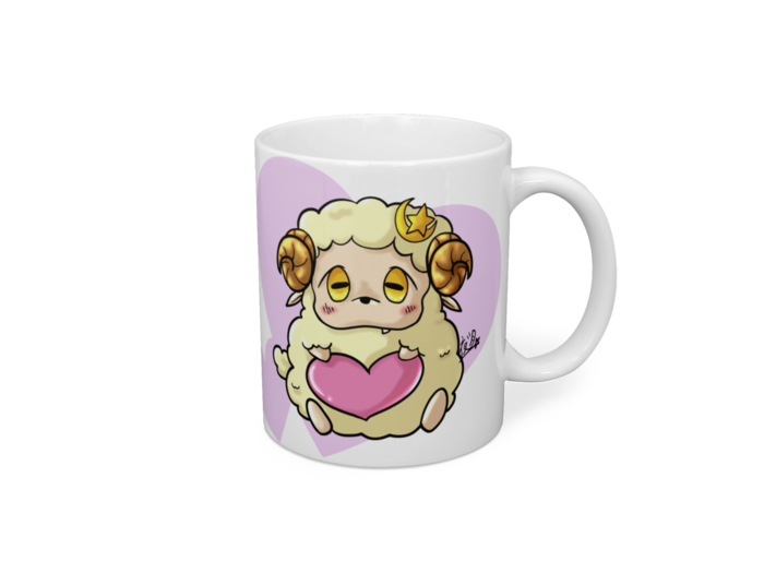 でか贄羊マグカップ - 直径 8 cm / 高さ 9.5 cm