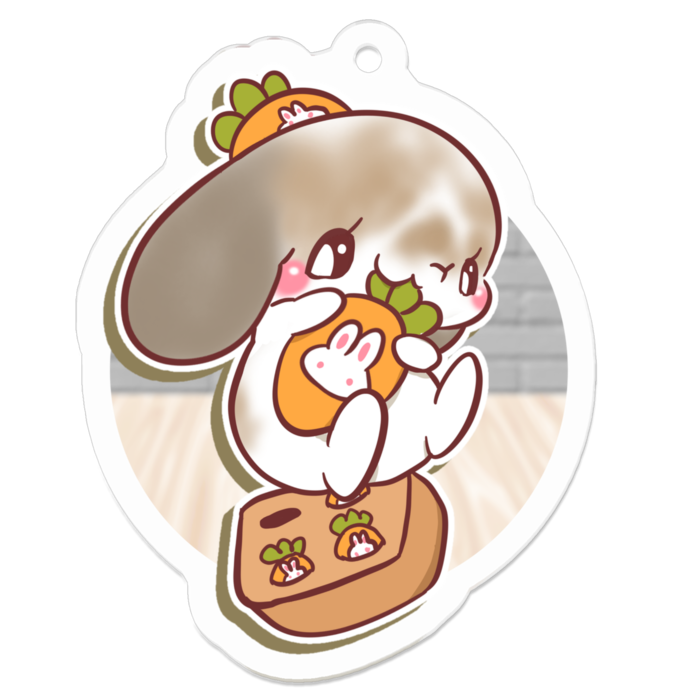 アクリルキーホルダー - 50 x 50 (mm)