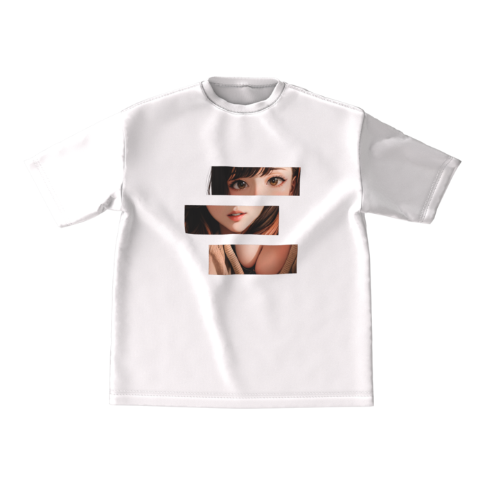 ビッグシルエットTシャツ - M - 両面