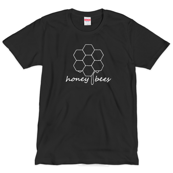 ハニビTシャツ Black - L -
