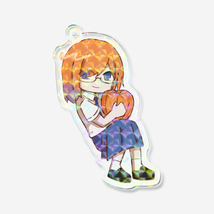 ホログラムアクリルキーホルダー - 70 × 70mm