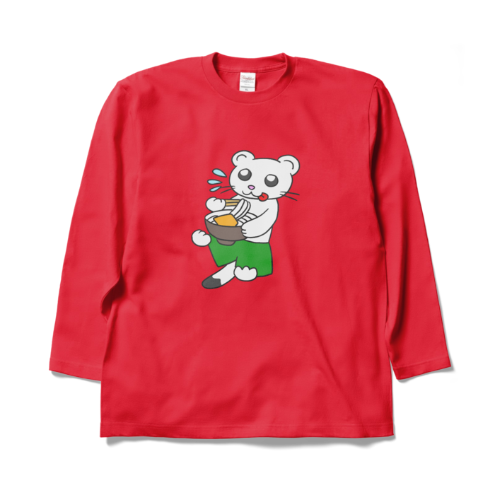 ロングスリーブTシャツ - XL - レッド