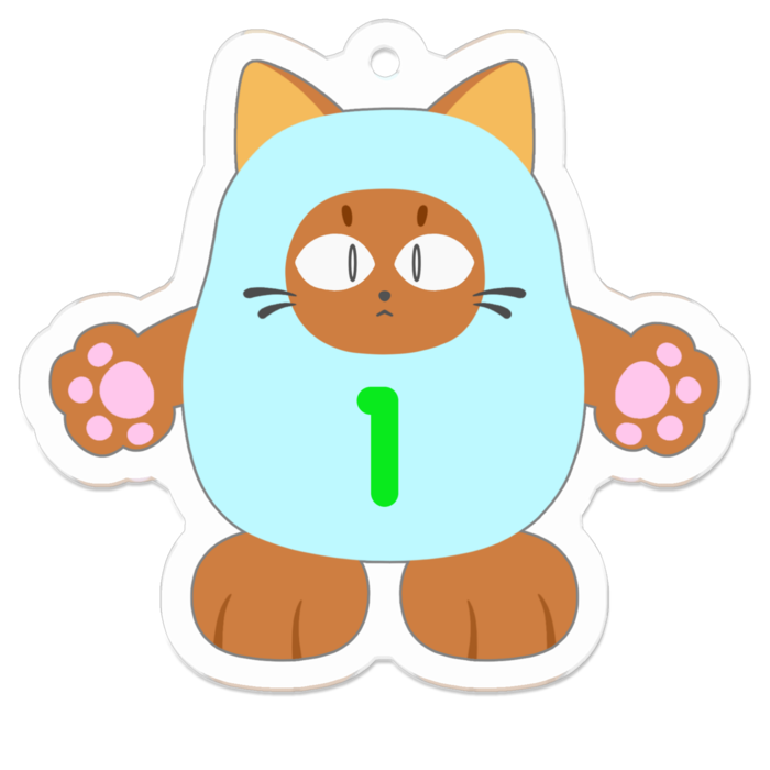 ワオのアクリルキーホルダー